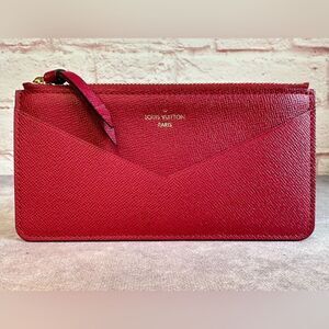 Louis Vuitton Fuchsia Zipper Pouch Bag